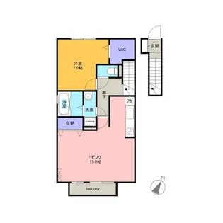 ニュー エクセル【2階】の間取り
