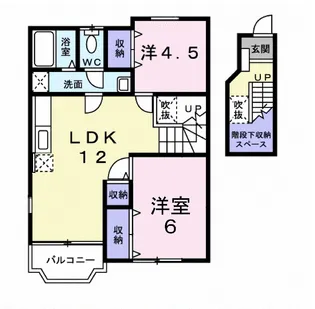 フローラリア【2階】の間取り