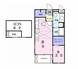 グラン ブルー【2階】の間取り