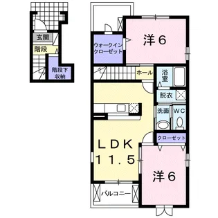 アマービレ【2階】の間取り