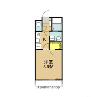 駅前MANSION【1階】の間取り