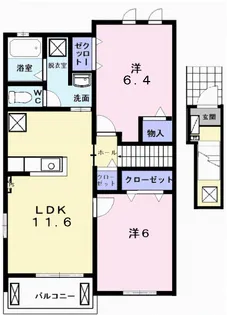ヒルズ・セレッソ【2階】の間取り