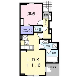 スターキャニオンB【1階】の間取り