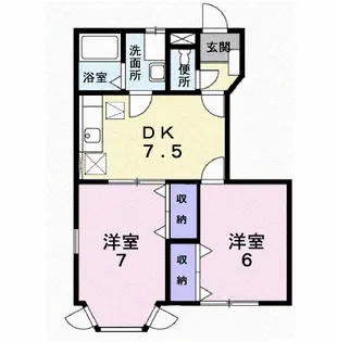 コルソプレッソ A【1階】の間取り