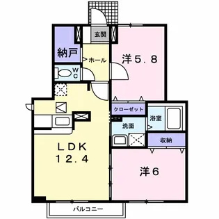 リアーレ【1階】の間取り
