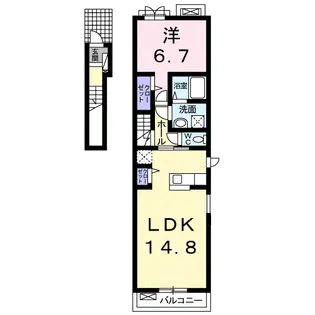サン・イースト【2階】の間取り