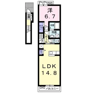 サン イースト【2階】の間取り