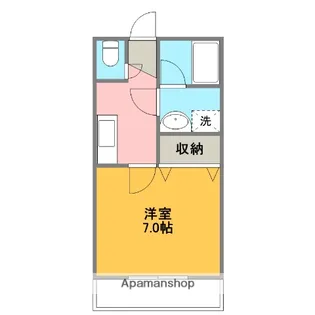 ソワサント・ヴェール【1階】の間取り