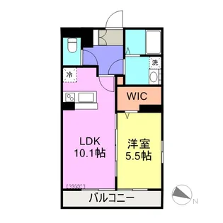 ラ・フォンテ大宮【4階】の間取り
