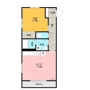 ミクアルト【2階】の間取り