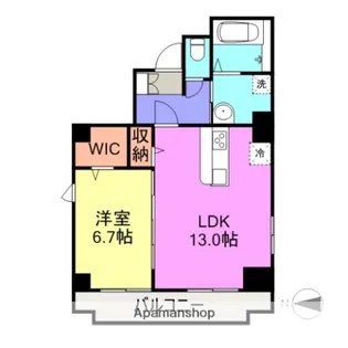 ビーフラット本町【2階】の間取り