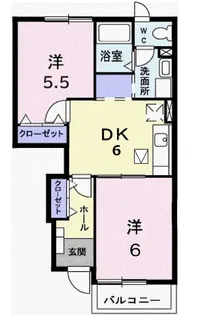 メロディオーソ B【1階】の間取り
