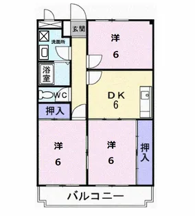 ヴィラ・シューロス【1階】の間取り