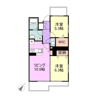 ブルーローズⅡ【3階】の間取り