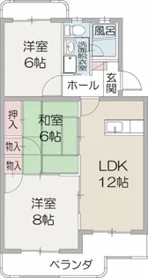 エスポワール【2階】の間取り