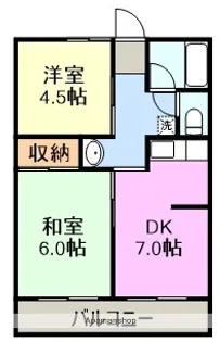 シティハイムスズキ【1階】の間取り