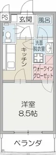 グランソレイユ【302号室】の間取り
