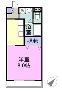 コルヴェールK【1階】の間取り