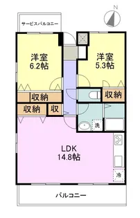 オーポン スクエア【4階】の間取り