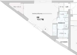 パークサイド一番町【2階】の間取り