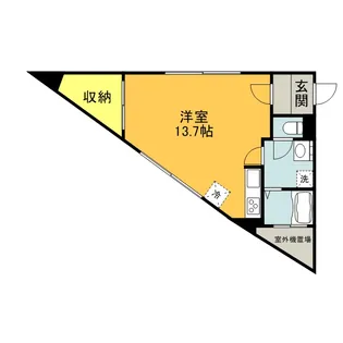 パークサイド一番町【4階】の間取り