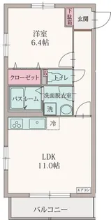 ミクアルト【4階】の間取り
