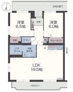 ヴィラ・フォンテーヌ【3階】の間取り