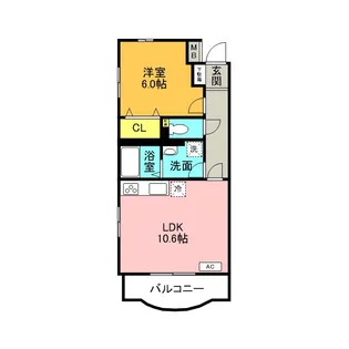 フィールドコート ステラ【1階】の間取り