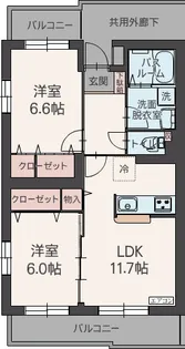 フェリーチェ【1階】の間取り