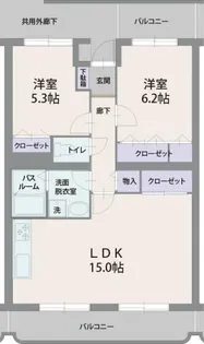 シレンシオ パティオ【4階】の間取り