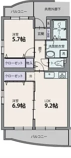 ベアテスPTMIII【3階】の間取り