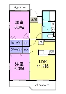 リーブラ【3階】の間取り