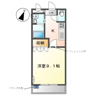 グランド ボヌール【3階】の間取り