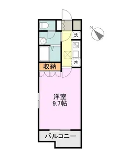 コーポサンライズ【1階】の間取り