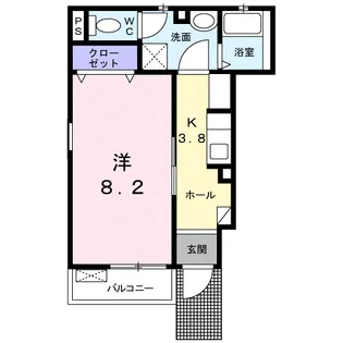 グランデュオA【1階】の間取り