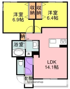 VITA GAIA【1階】の間取り