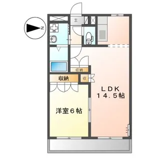 エーデルワイスOhba【1階】の間取り