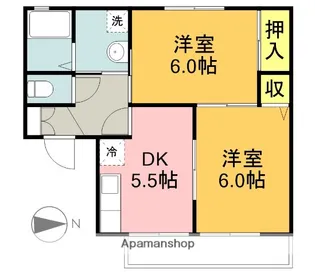 ソフィアK【2階】の間取り