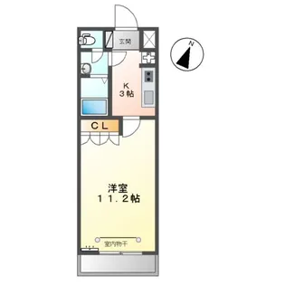 プランドール【2階】の間取り