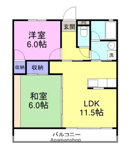 静岡県田方郡函南町塚本【マンション】の間取り