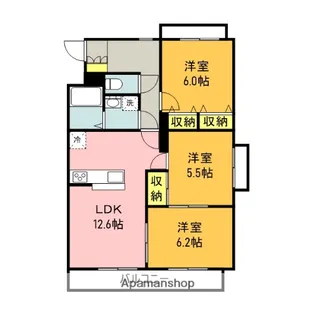 静岡県駿東郡長泉町下土狩【マンション】の間取り