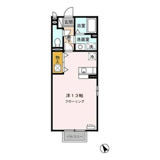 サンガーデン【1階】の間取り