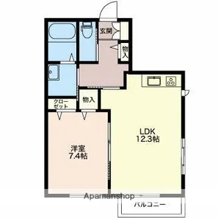 シェリール【2階】の間取り