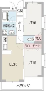 レアールマンションBeans【303号室】の間取り
