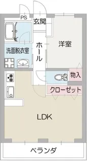 レアールマンションBeans【1階】の間取り