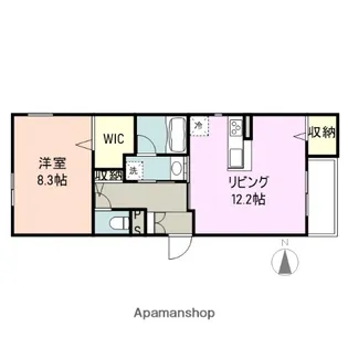 BLUE TREE【3階】の間取り