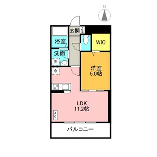 カーム ビスタ【4階】の間取り