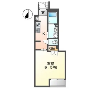キャンプ堰【1階】の間取り