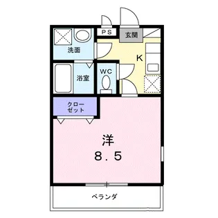 マレッサ【3階】の間取り