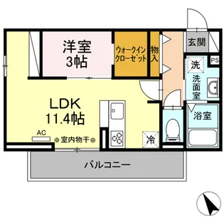 ソレイユメゾン御殿場【2階】の間取り